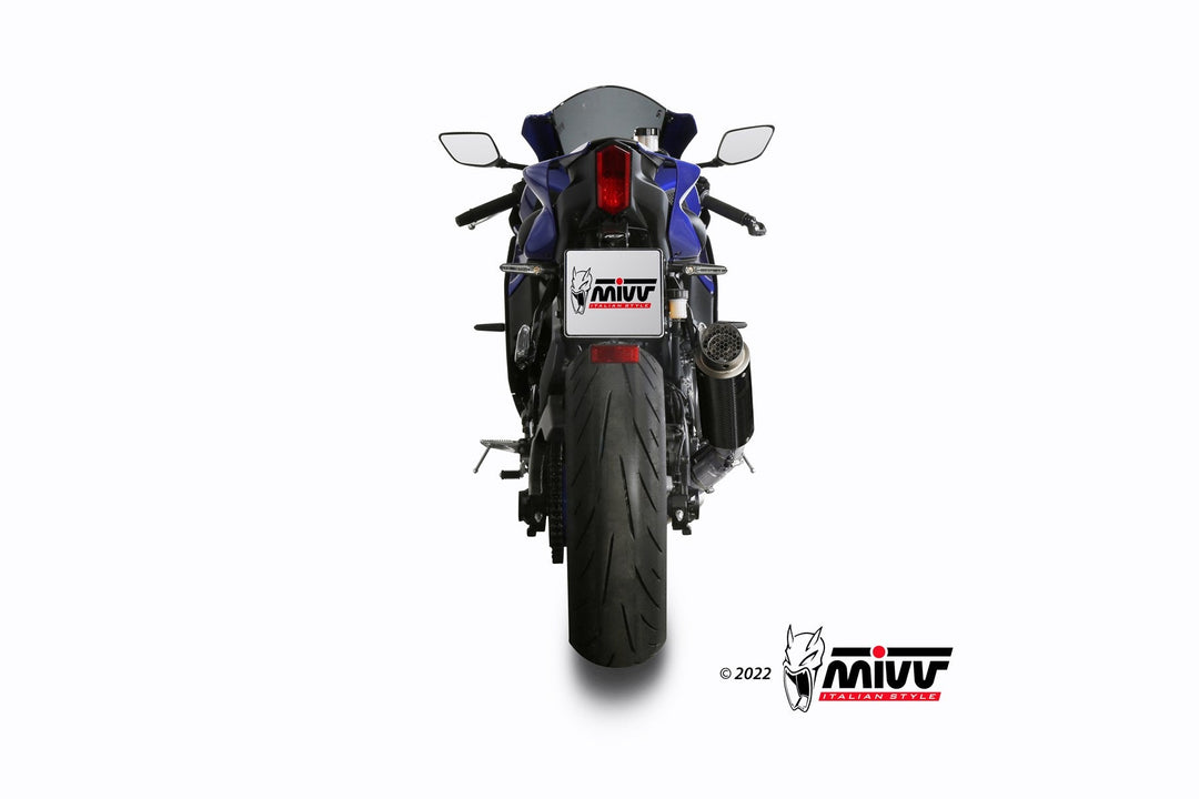 MIVV GP Pro Carbon Full System Exhaust (Y.071.L2P) for 2022 Yamaha YZF R7