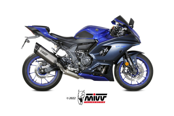 MIVV SR1 Titanium Full System Exhaust (Y.071.LR1T) for 2022 Yamaha YZF R7