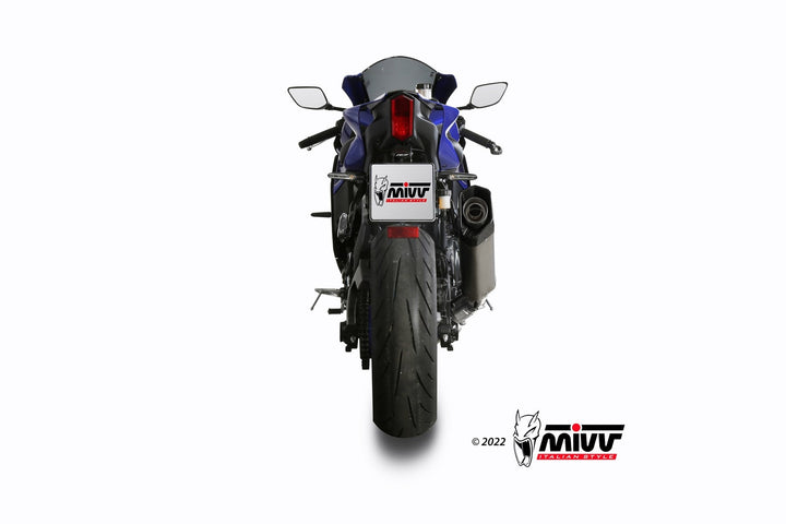 MIVV SR1 Titanium Full System Exhaust (Y.071.LR1T) for 2022 Yamaha YZF R7