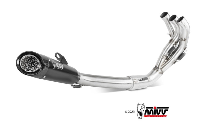 MIVV X-M5 Black Full System Exhaust (Y.068.SC5B) for 2021-2022 Yamaha MT-09/FZ-09