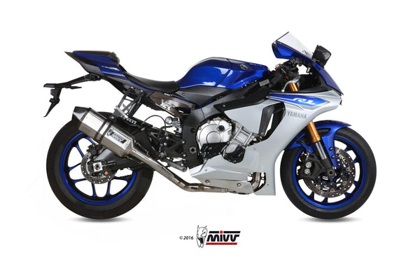 MIVV Speed Edge Stainless Full System Exhaust (X.YA.0010.SRX) for 2015-2022 Yamaha YZF-R1