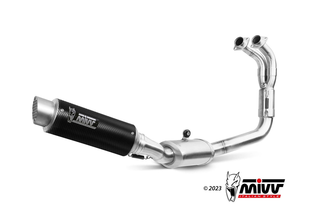 MIVV GP Pro Carbon Full System Exhaust (Y.071.L2P) for 2022 Yamaha YZF R7