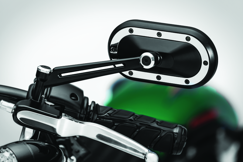 Kuryakyn Heavy Industry Mirrors Satin Black &amp; Chrome