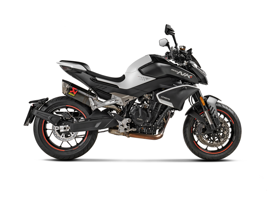 Akrapovic Slip-On Exhaust CFMOTO 800NK 2023-2026