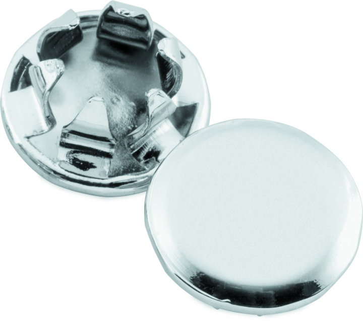 Kuryakyn Custom End Plugs Chrome For 3/8inch Allen Bolts (Set of 6)