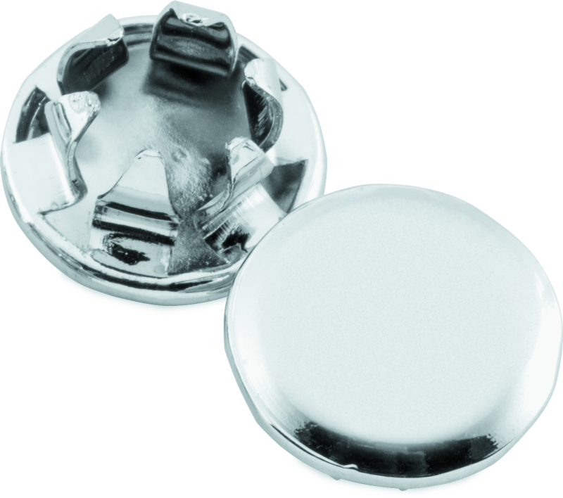 Kuryakyn Custom End Plugs Chrome For 1/4inch Allen Bolts (Set of 10)