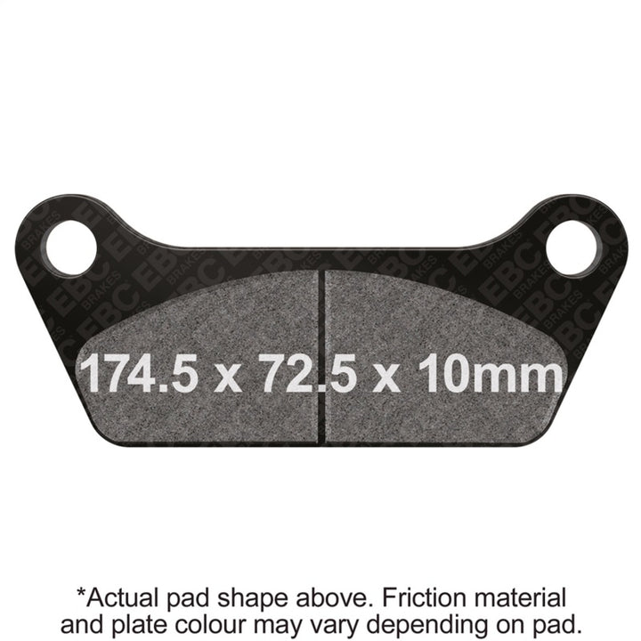 EBC 80-83 Harley-Davidson Touring FLT/FLHT Rear Right FA-SFA-TT-X Brake Pads — FA79