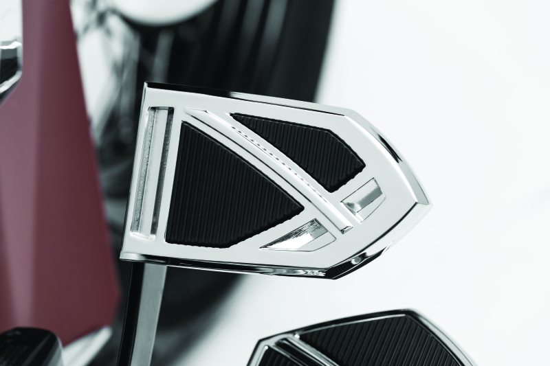 Kuryakyn Phantom Brake Pedal Pad For 18-Up FL Softails With Rider Floorboards Chrome