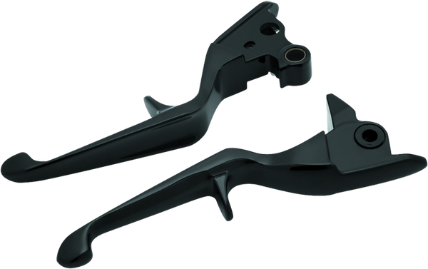 Kuryakyn Trigger Lever Set 08-13 Touring Cable Gloss Black