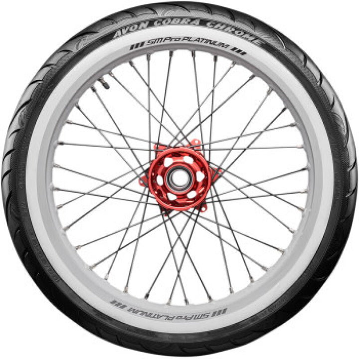 Avon Cobra Chrome White Sidewall — 150/80R16 Front