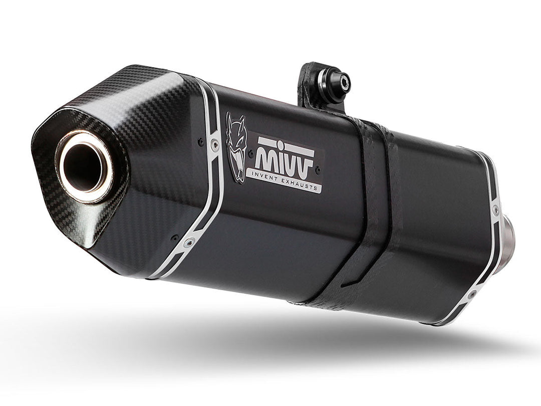 MIVV Speed Edge Black Slip-On Exhaust (B.029.LRB) for 2015-2016 BMW S 1000 RR