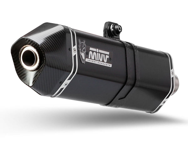 MIVV Speed Edge Black Slip-On Exhaust (B.029.LRB) for 2015-2016 BMW S 1000 RR