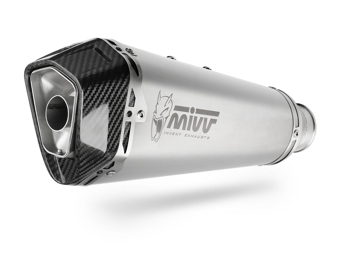 MIVV Delta Race Stainless Slip-On Exhaust (B.031.LDRX) for 2017-2018 BMW S 1000 RR