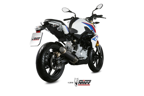 MIVV GPpro Black Full System Exhaust (B.032.LXBP) for 2018-2023 BMW G 310 R