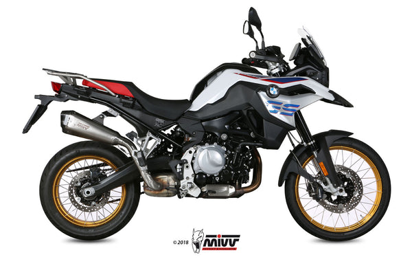 MIVV Delta Race Stainless Slip-On Exhaust (B.033.LDRX) for 2018- BMW F 750/850 GS