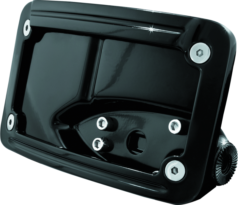 Kuryakyn Curved Horizontal Mount Side License Plate Holders