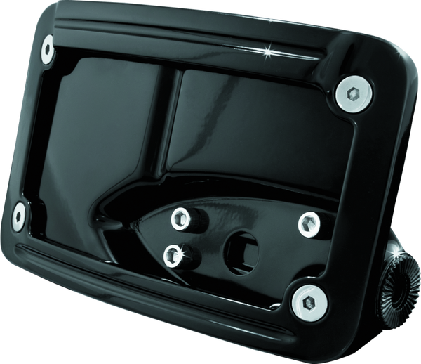 Kuryakyn Curved Horizontal Mount Side License Plate Holders