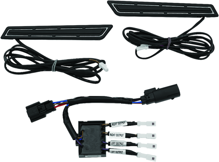 Kuryakyn LED Saddlebag Hinge Accents Black