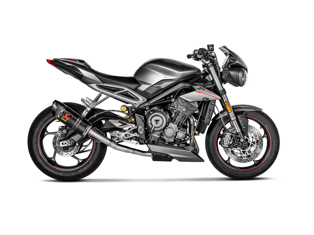 Akrapovic Slip-On Exhaust Triumph Street Triple 765 R / RS / S 2017-2019