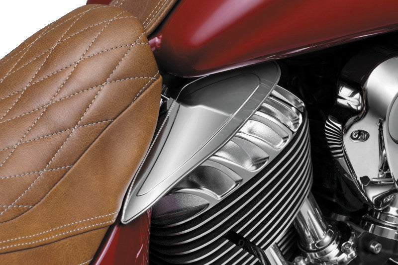 Kuryakyn Saddle Shields Heat Deflectors 14-Up Indian Models (excluding Scout) Smoke