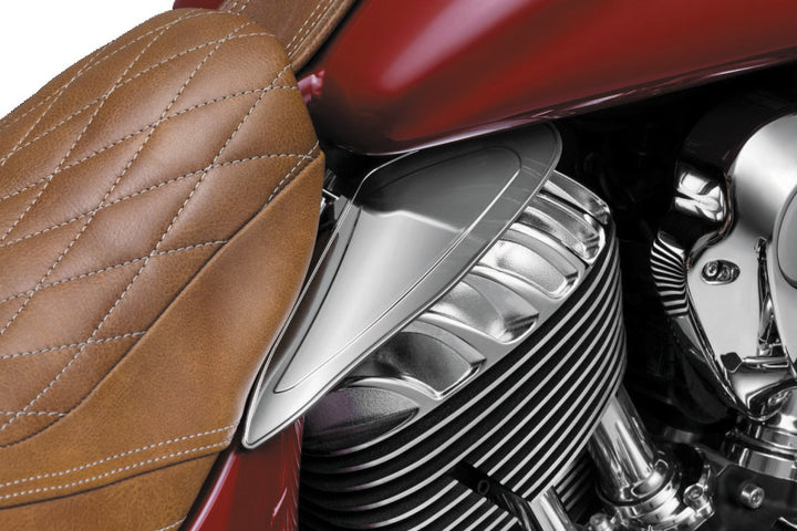 Kuryakyn Saddle Shields Heat Deflectors 14-Up Indian Models (excluding Scout) Smoke