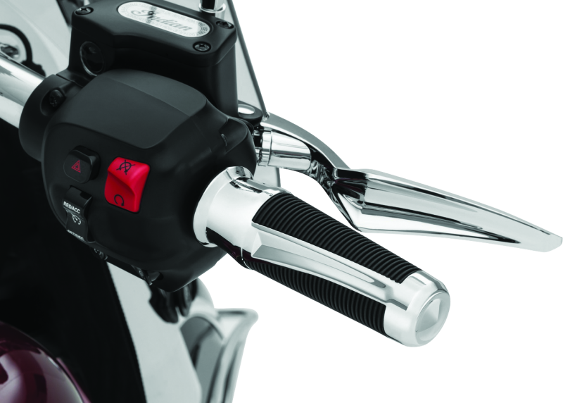 Kuryakyn Phantom Grips Indian Chrome (5766-t14)