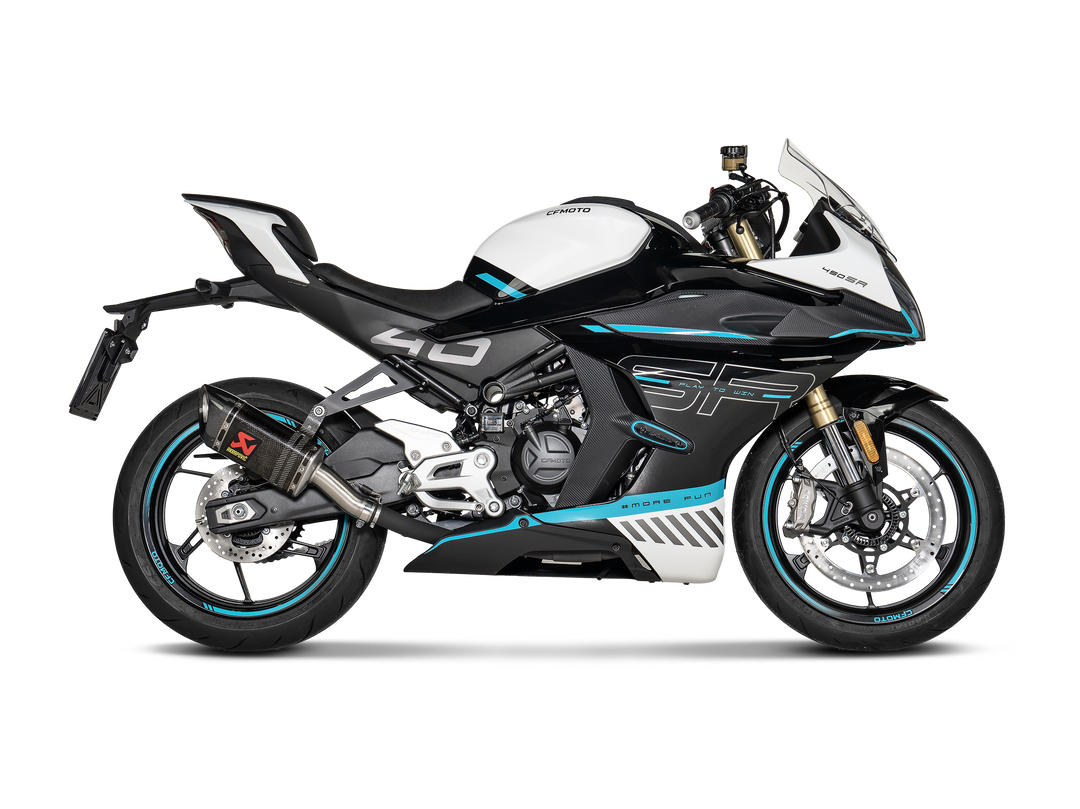 Akrapovic Slip-On Exhausts CFMOTO 450SR / 450NK 2024