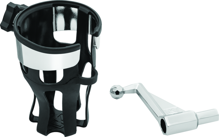 Kuryakyn Reflex Drink Holder 01-17 GL1800 Passenger Mount Chrome