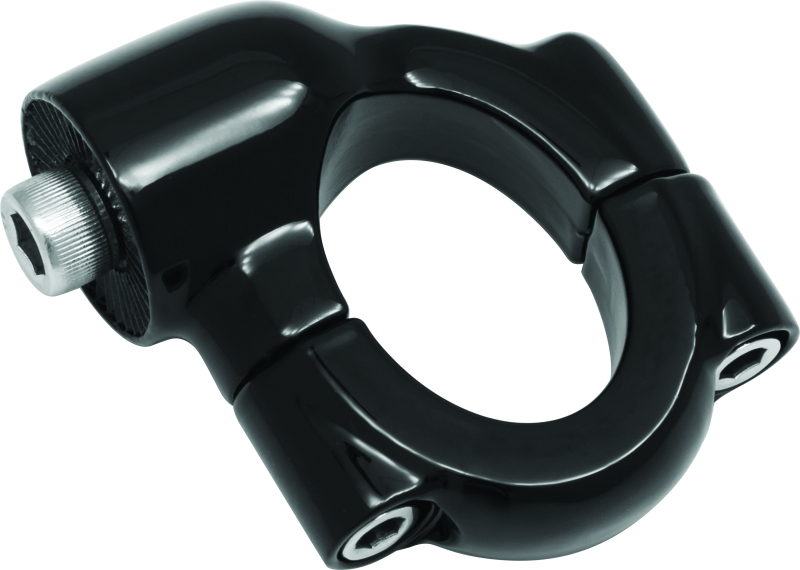Kuryakyn Side Mount License Plate Holder Clamp Softail Models Gloss Black