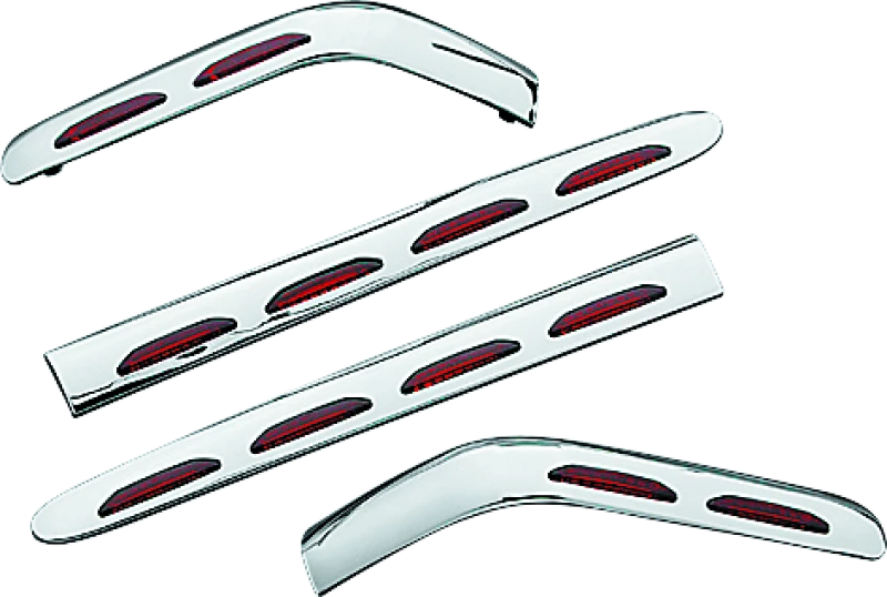 Kuryakyn LED Saddlebag Molding Sets 4 Piece
