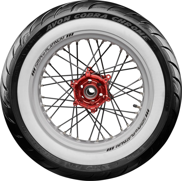 Avon Cobra Chrome White Sidewall — 180/70R16 Rear