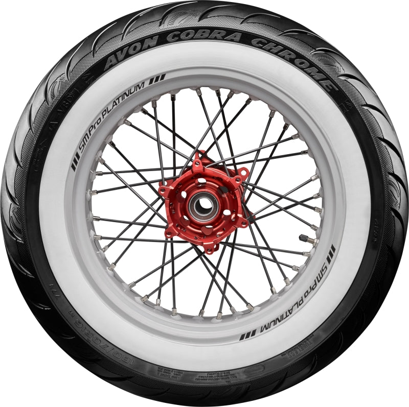Avon Cobra Chrome White Sidewall — 180/65-16 Rear