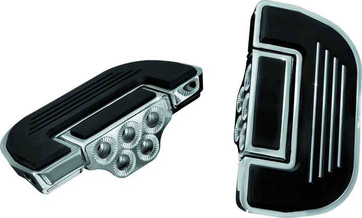 Kuryakyn Premium Ribbed Floorboards Without Adapter Chrome