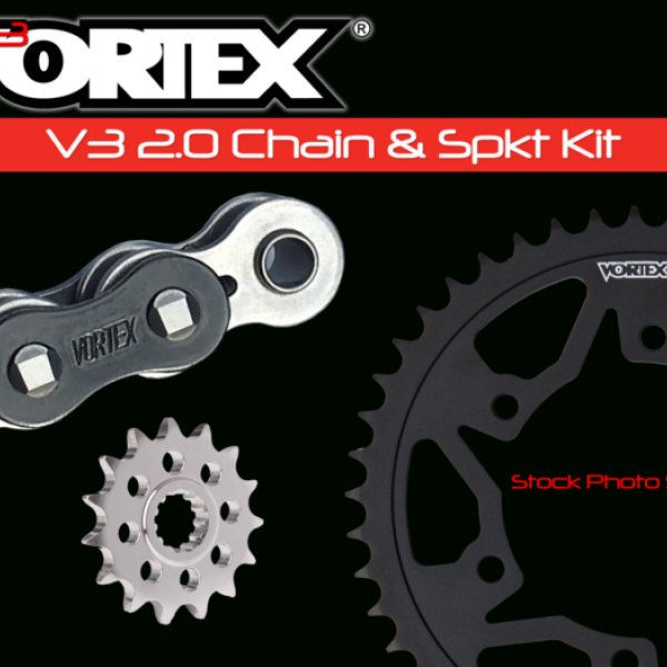 Vortex V3 2.0 Chain and Sprocket Kit — Kawasaki ZX750 Ninja (ZX-7RR) 96-99 — 520