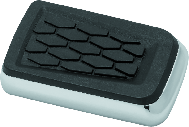 Kuryakyn Hex Brake Pedal Pad FX Models Chrome