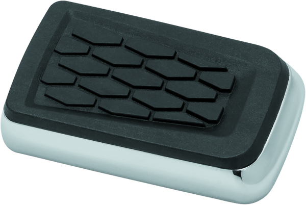 Kuryakyn Hex Brake Pedal Pad FX Models Chrome