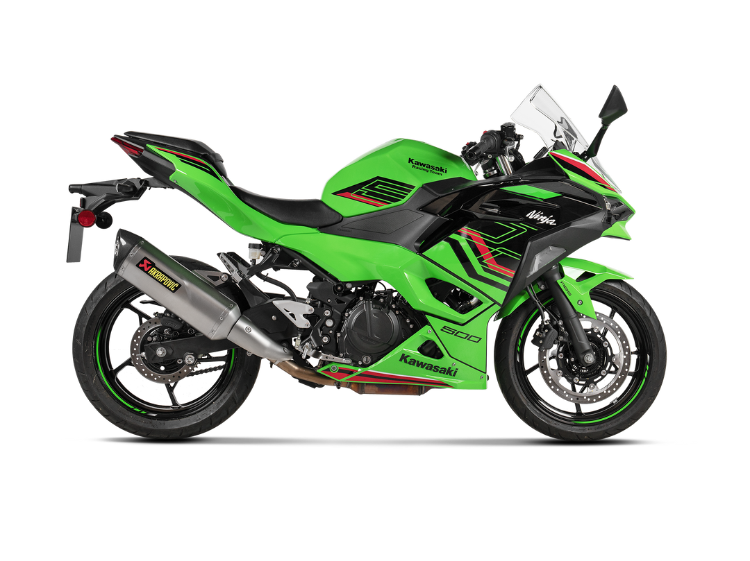 Akrapovic Slip-On Exhaust Kawasaki Ninja 500 / Z500 2024-2026
