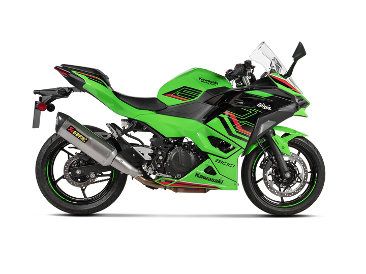 Akrapovic Slip-On Exhaust Kawasaki Ninja 500 / Z500 2024-2026