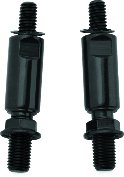 Kuryakyn Raised Mirror Mount Adapters Gloss Black