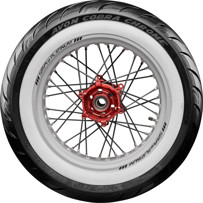 Avon Cobra Chrome White Sidewall — 150/70-18 Rear