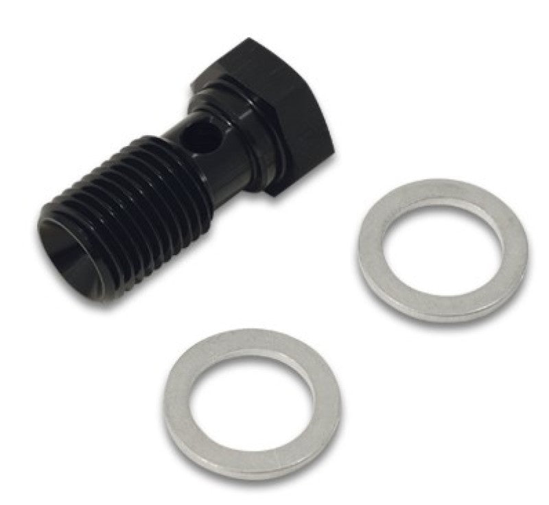 Vibrant Aluminum Banjo Bolt w/ 2 Washers - M10×1.25, 20mm