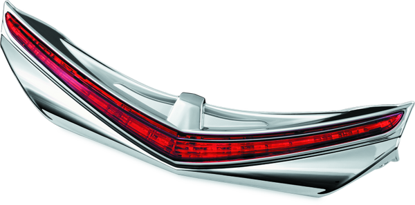 Kuryakyn L.E.D. Rear Fender Tip 12-17 GL1800 Gloss Black Smoke Lens
