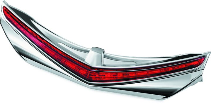Kuryakyn L.E.D. Rear Fender Tip 12-17 GL1800 Chrome Red Lens