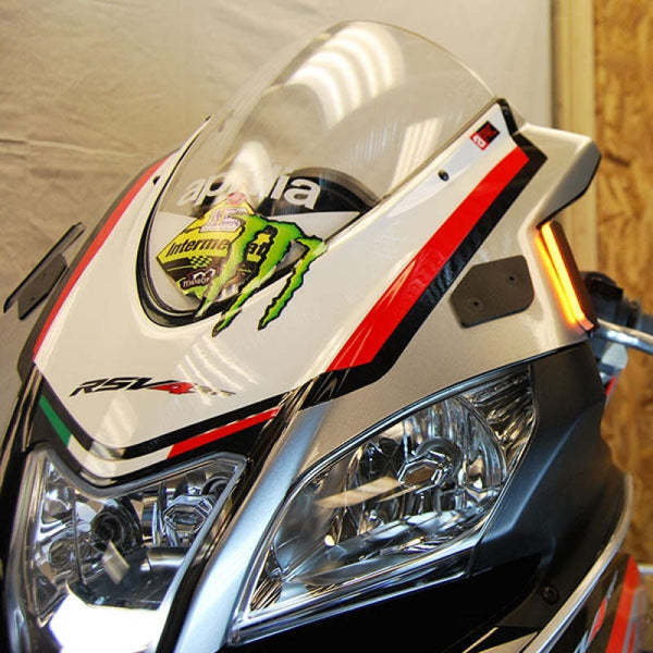 New Rage Cycles 09-20 Aprilia RSV4 Front Turn Signals — RSV4-FB