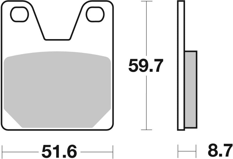 Brembo Brake Pads (07YA38SP)