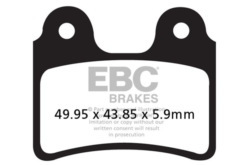 EBC 09-12 Beta Evo 80 Junior Front Left FA-SFA-X Brake Pads — FA303X