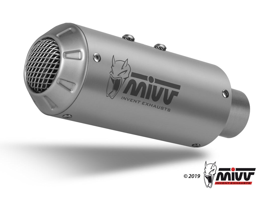 MIVV MK3 Stainless Steel Slip-On Exhaust (D.041.SM3X)