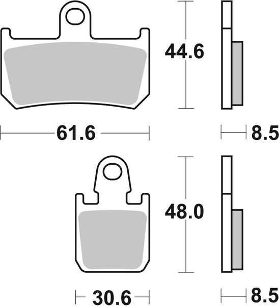 Brembo Brake Pads (07YA46SR)