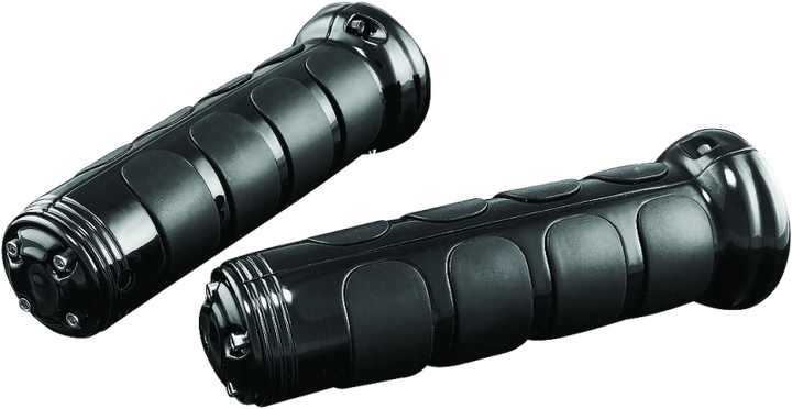 Kuryakyn ISO-Grips With OEM Heated Grip 06-20 Honda GL1800 Black