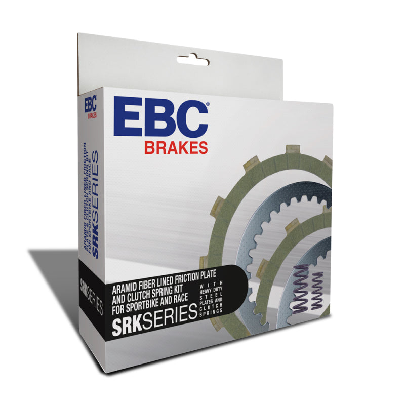 EBC 1993 Harley-Davidson Touring FLHR Road King (1584cc) SRK Aramid Fiber Sportbike Race Clutch Kit — SRK7014